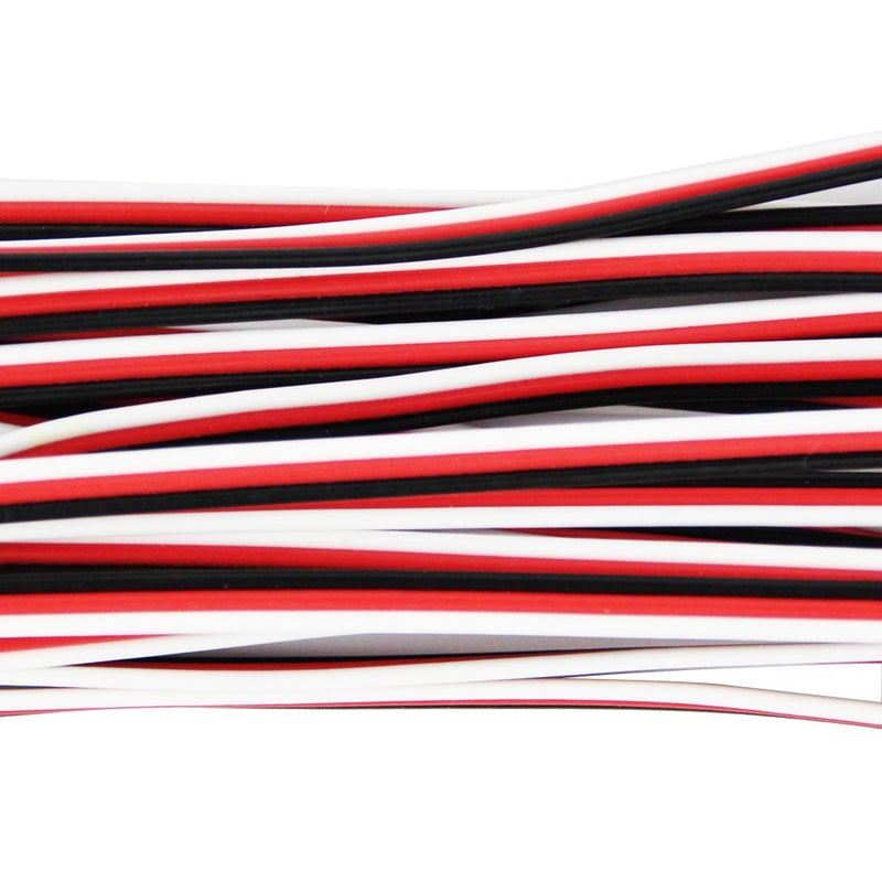 OliYin 20pcs 3.93inch 10cm 100mm Servo Extension Lead Wire Cable Male to Male KK MK MWC 26awg Servo Wire - Image 5